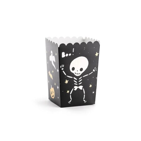 Pudełka na popcorn BOO!, mix, 7x7x12.5cm