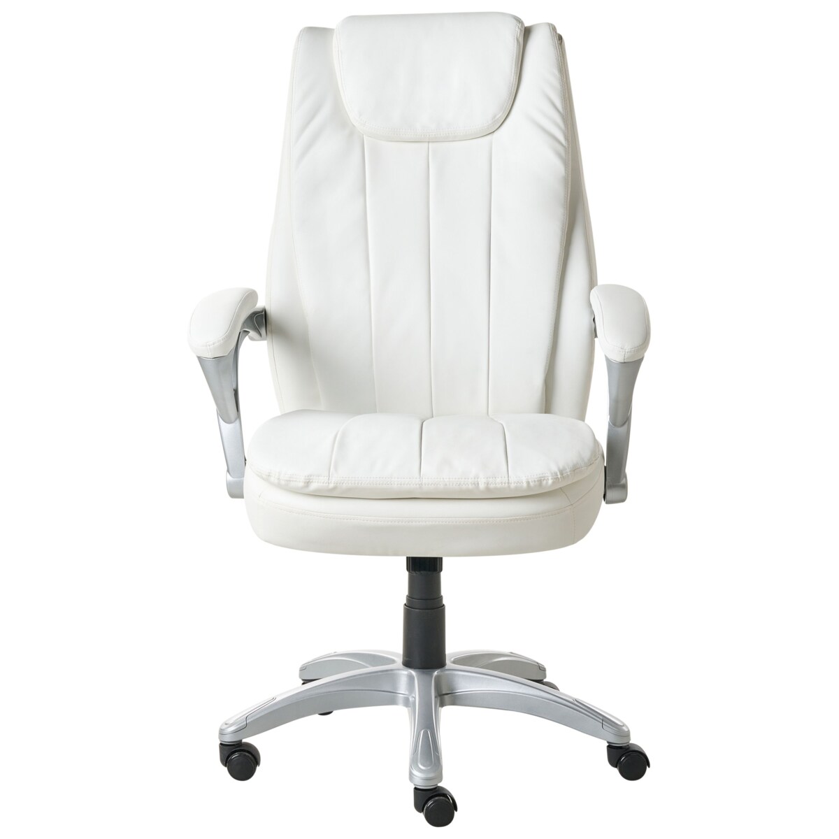 Fotel biurowy Obrotowy CHIEF Ekoskóra Złamana biel