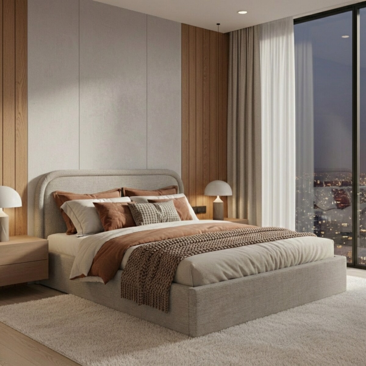 Łóżko Tapicerowane Majesty 140X200 Stelaż Pojemnik Na Pościel Wind 11