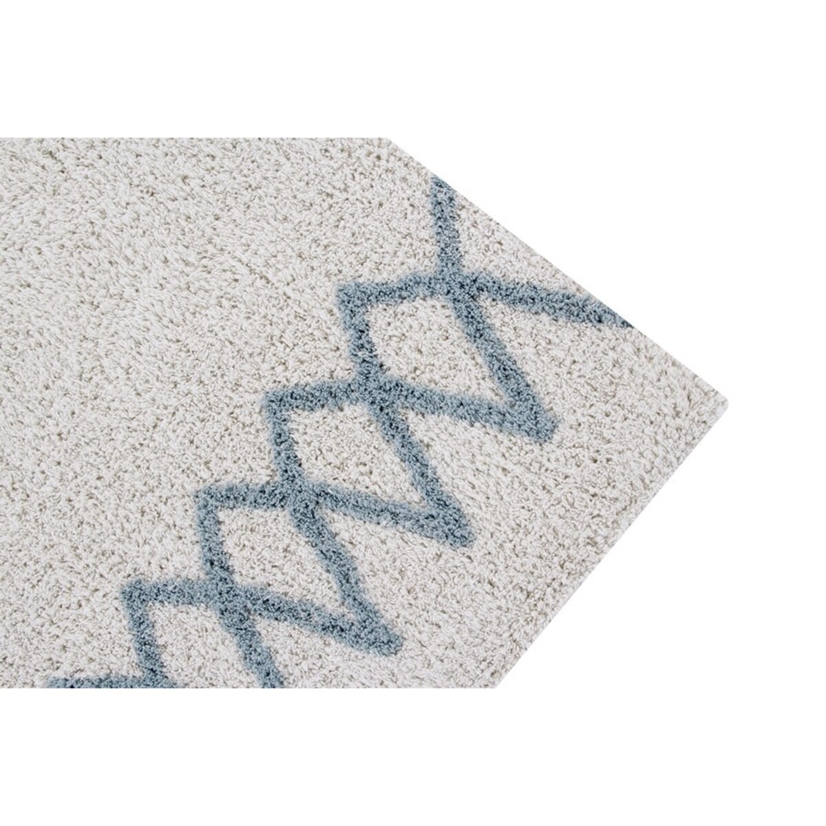 Dywan Bawełniany Atlas Natural Vintage Blue 120x160 cm Lorena Canals