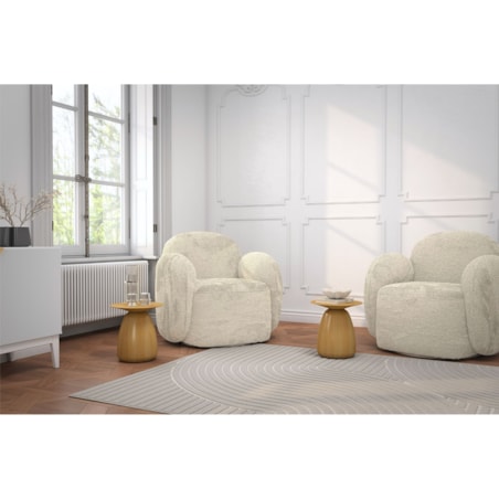 Stolik drewniany różne kolory Baobab 34, lakier naturalny