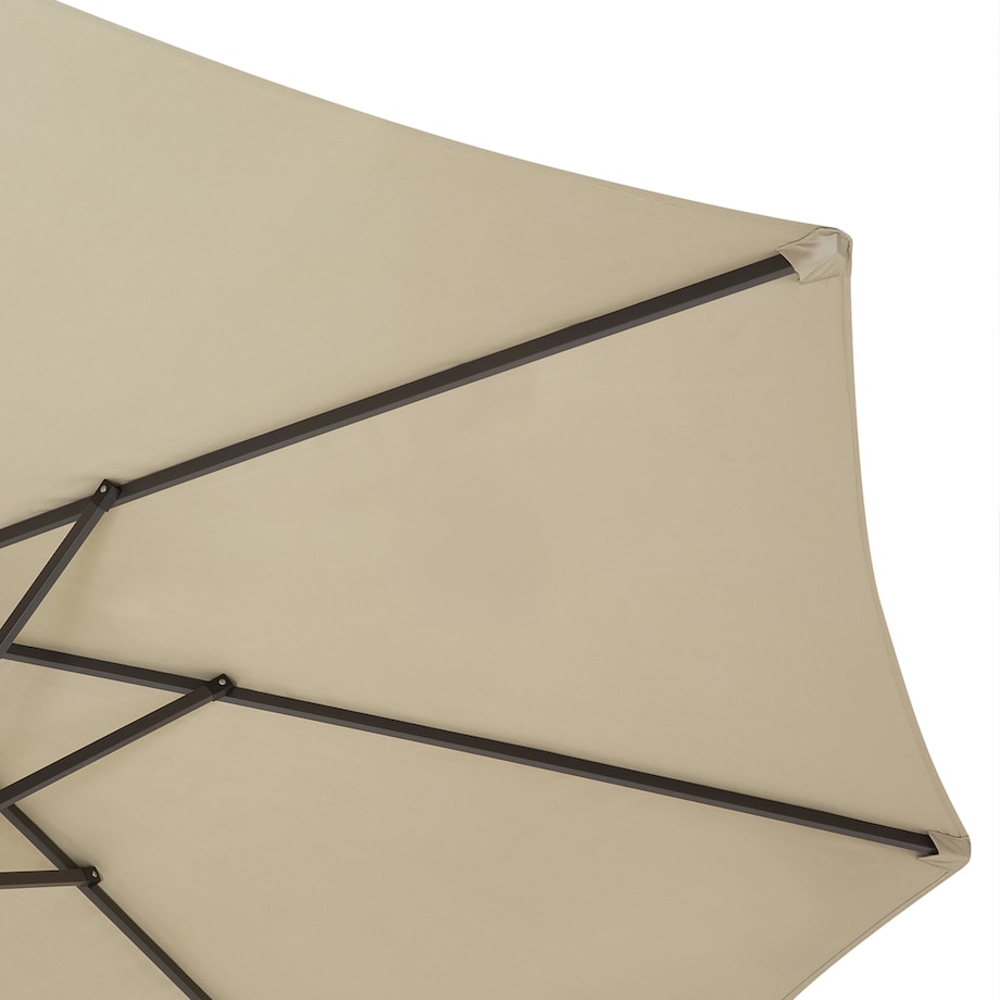 Parasol ogrodowy 460 cm SIBILLA Beżowy