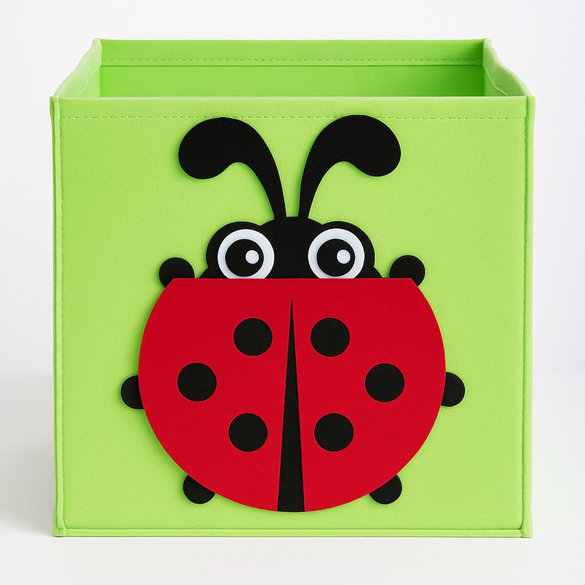 Filcowy pojemnik na zabawki MOLKI, 30 x 30 x 30 cm