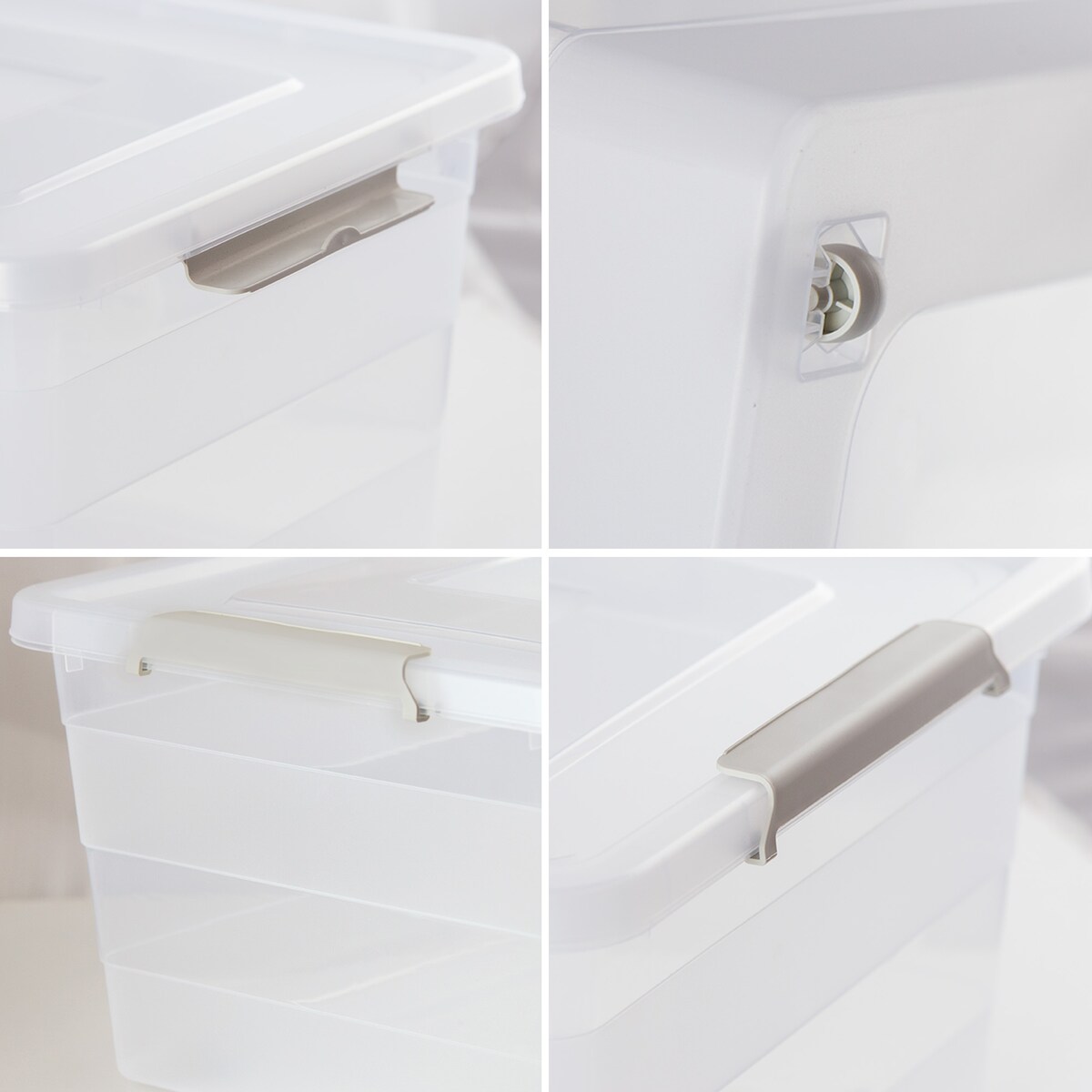 Pojemnik Plastikowy Pudełko Plastikowe Z Pokrywką Na Kółkach Pudło Box 28L