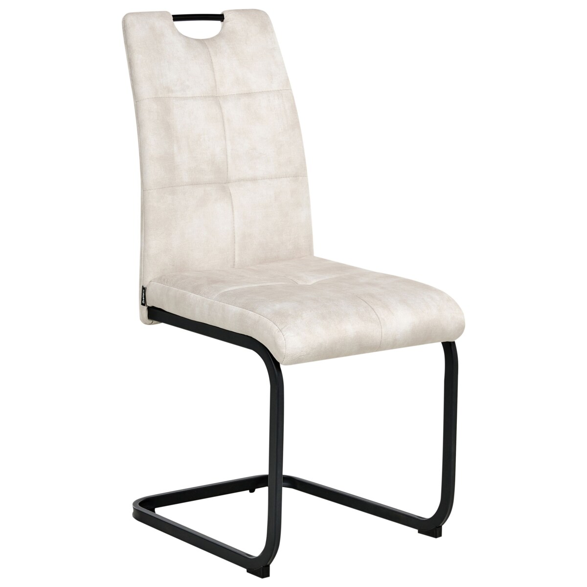 Zestaw 4 krzeseł do jadalni CISCO Jasnobeżowy