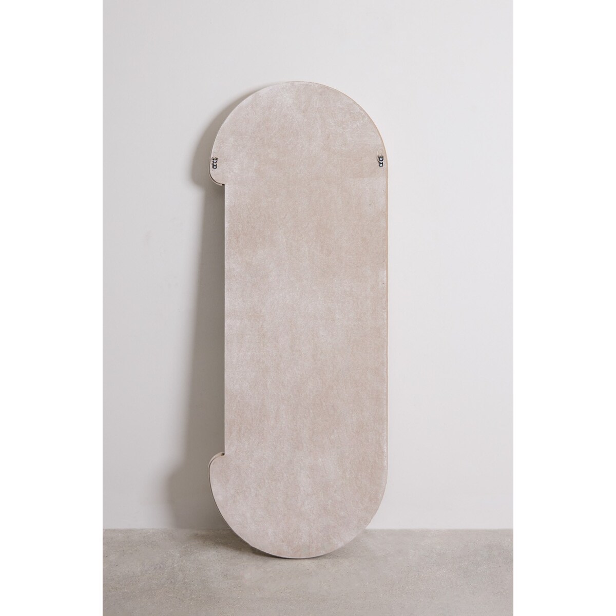 Owalne lustro ścienne z aksamitu 60x160 cm Jasnon