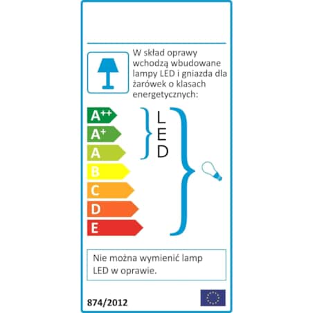 Wisząca LAMPA geometryczna A0024-320 Candellux okrągła OPRAWA metalowa LED 14W 4000K okrąg pierścień ring koło chrom