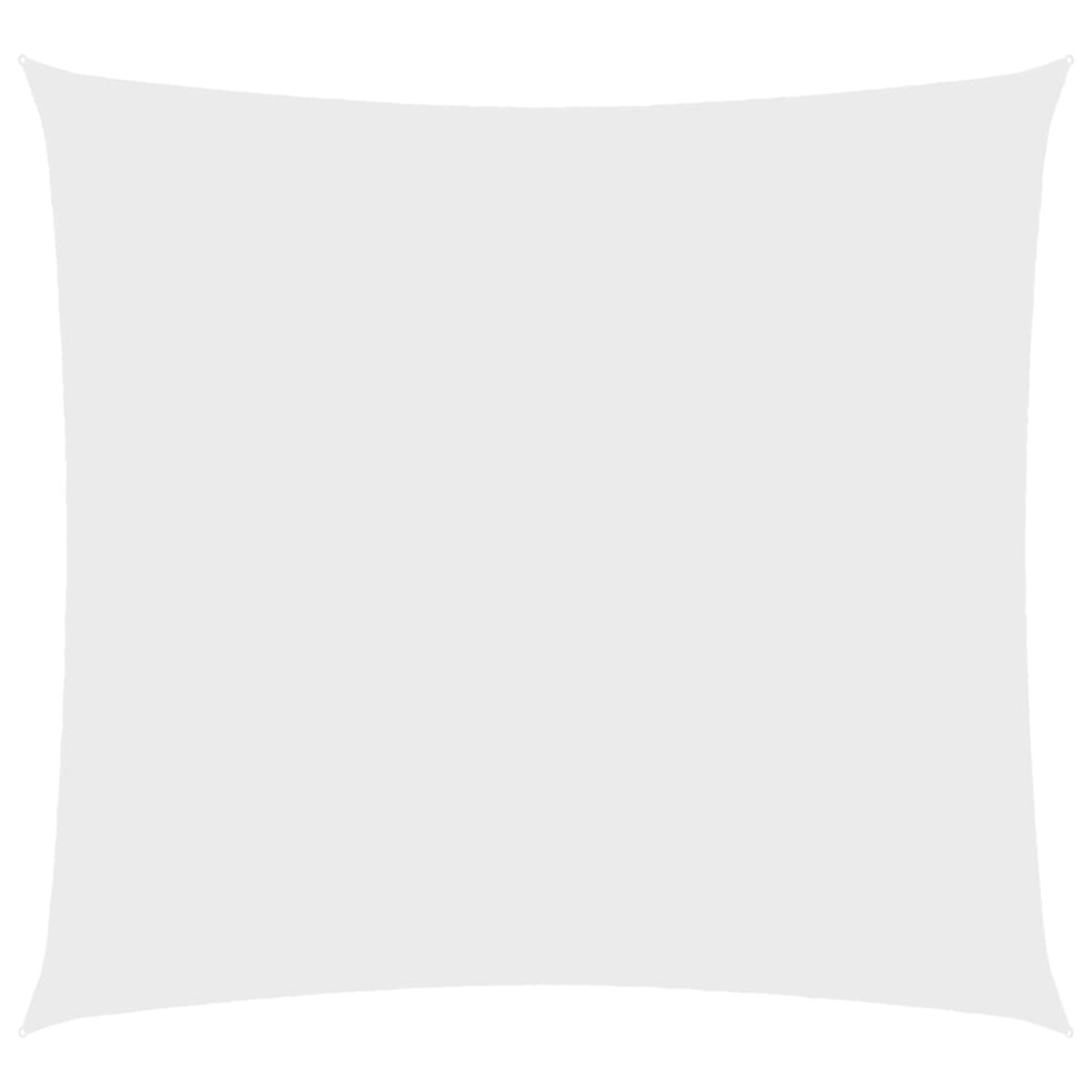 vidaXL Kwadratowy żagiel ogrodowy, tkanina Oxford, 5x5 m, biały