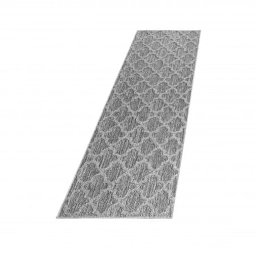Dywan sznurkowy Patara koniczyna szary 80 cm x 250 cm