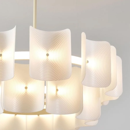 Lampa sufitowa wisząca LED Biała APP1671-1CP