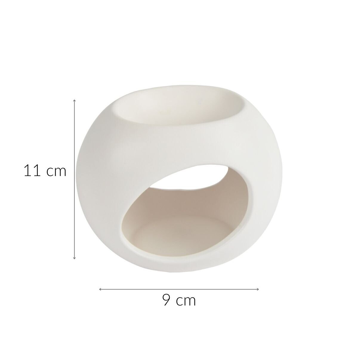 Kominek na podgrzewacz i wosk, 11 x 13 cm