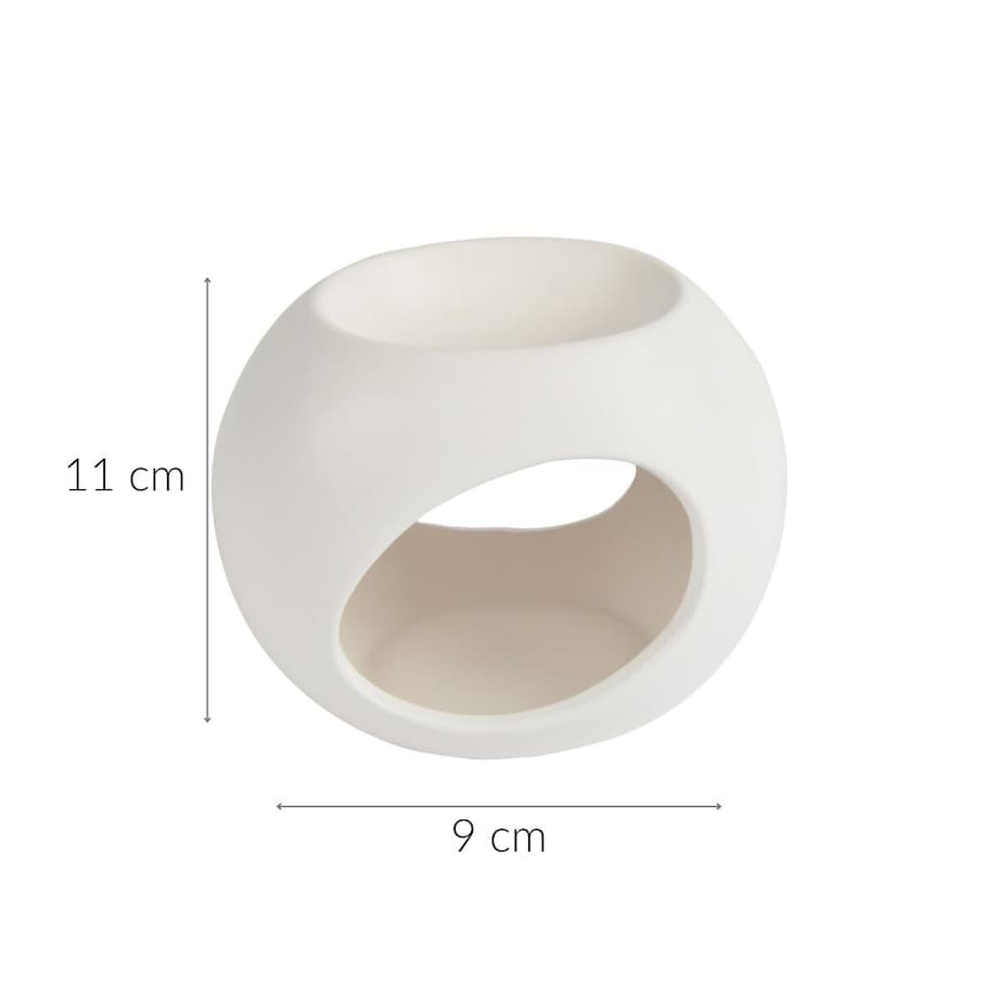 Kominek na podgrzewacz i wosk, 11 x 13 cm