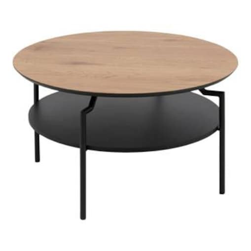 Stolik kawowy Goldington naturalny/czarny