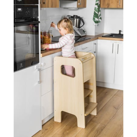 KITCHEN HELPER Super Safe Montessori Zabudowa Pomocnik Kuchenny Dla Dzieci
