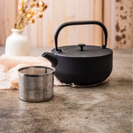 Czajniczek żeliwny Zaparzacz do herbaty ziół 1.1L KINGHOFF