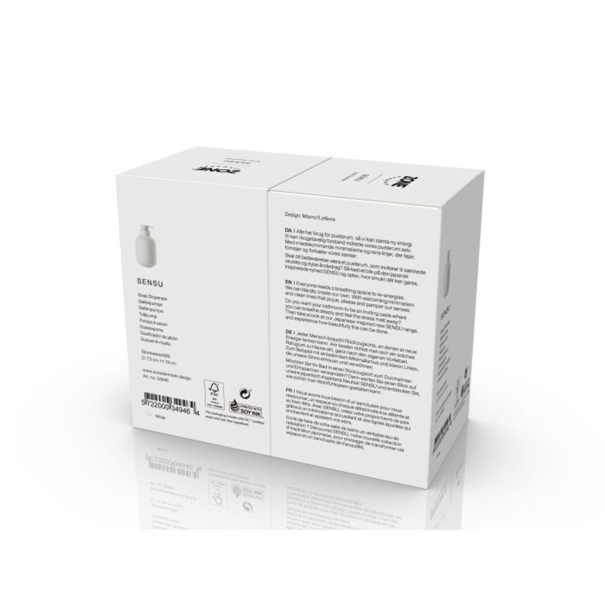Dozownik do mydła Sensu 300 ml White 34946