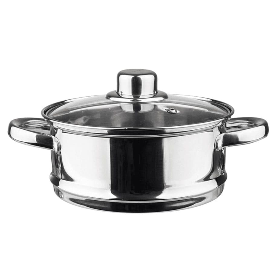 Garnki do gotowania na parze 4 ele. 22cm parowar indukcja KINGHOFF