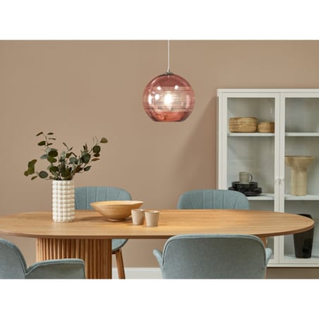 Lampa wisząca szklana miedziana ASARO