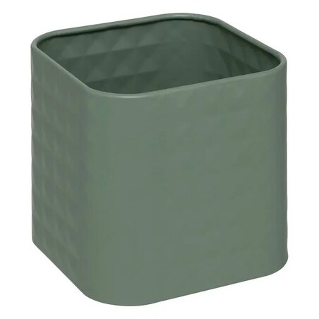 Pojemnik metalowy z bambusową pokrywą, EXTRA, 1.2 L, zielony