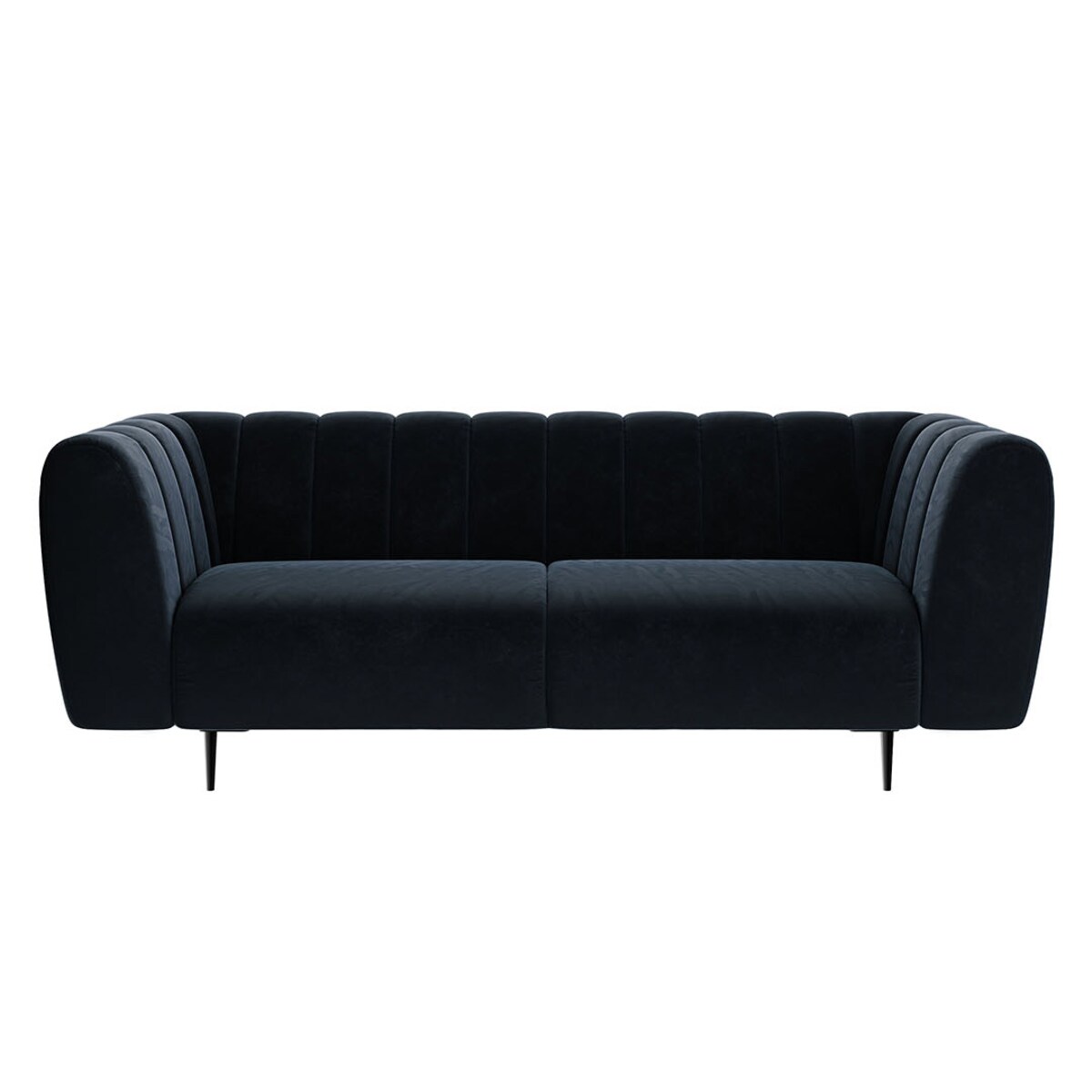 Shel 3-osobowa sofa - ciemnoniebieska