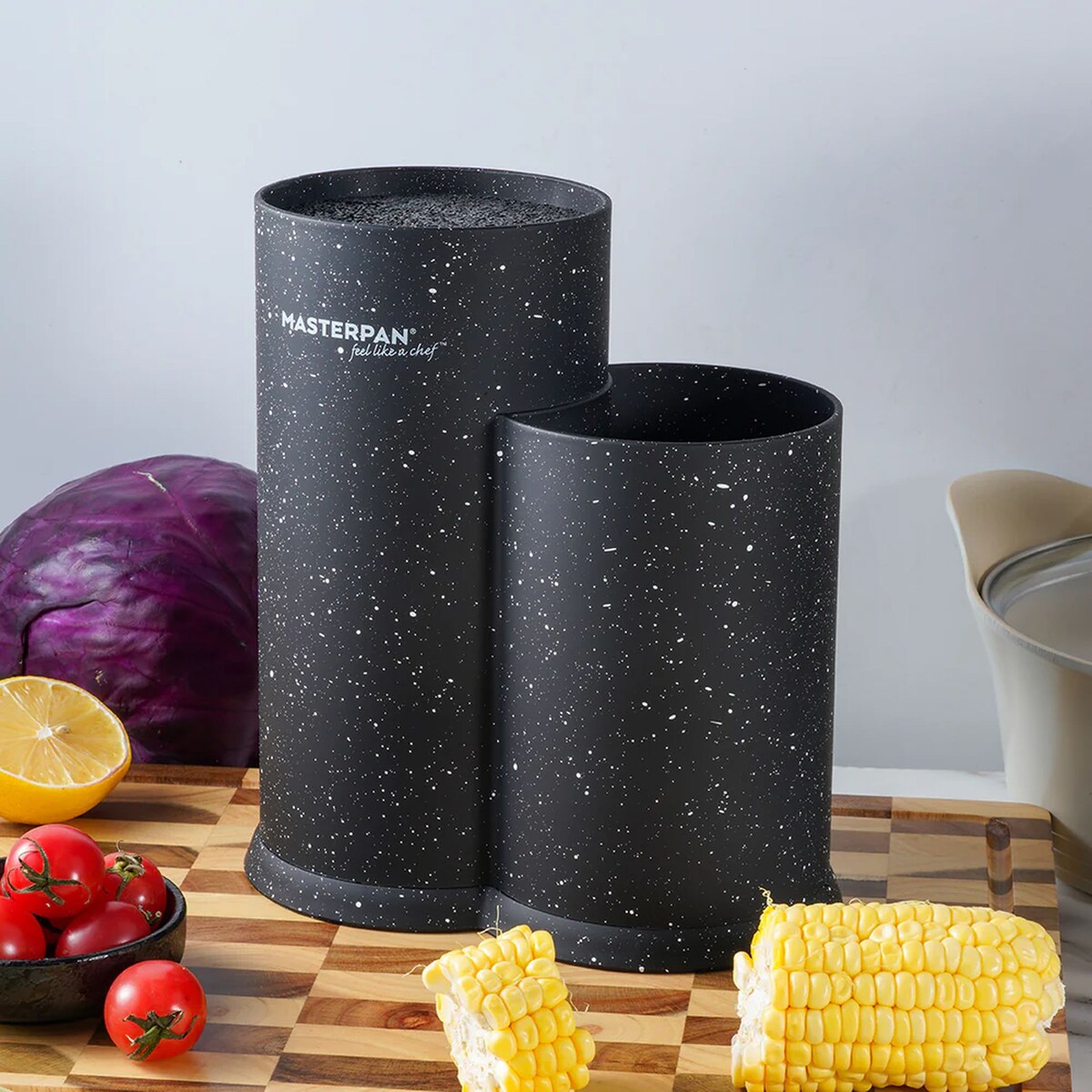 Blok Na Noże Kuchenne I Przybory Uniwersalny Wkład Pręciki 22Cm