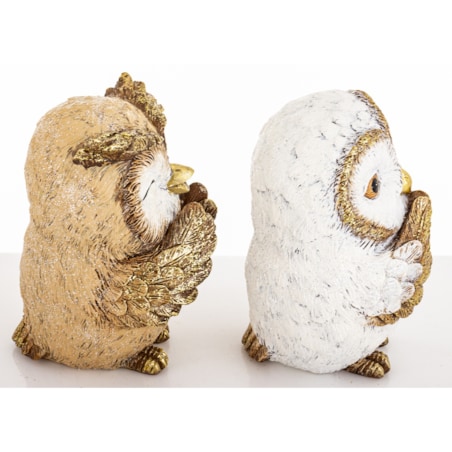 Dekoracja - figurki sówki 2 szt. 314x10x211 cm OWLS-2