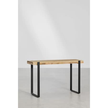 Konsola drewna mango i stali Kiren 120 cm