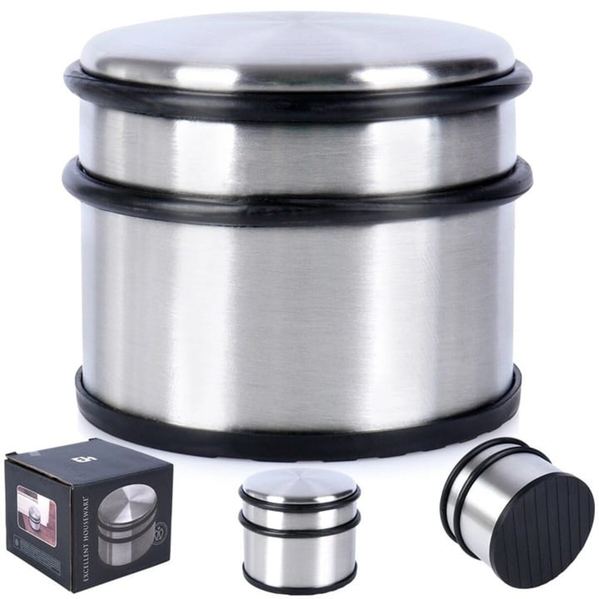 Stoper do drzwi, stal nierdzewna, średni