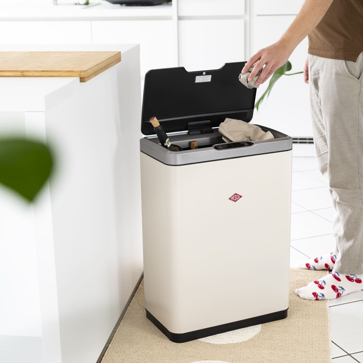 Kosz na śmieci piaskowy MATT i.Master Double - Wesco