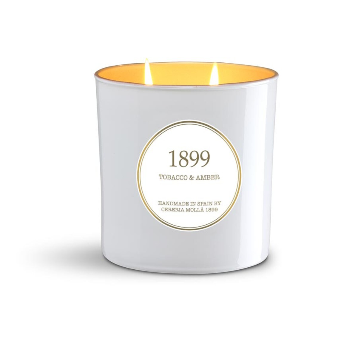 Świeca Tobacco & Amber, 600 g Cereria Molla