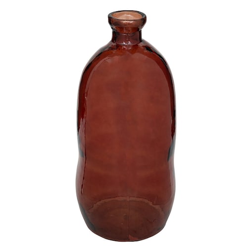 Duży wazon ze szkła z recyklingu DAME JEANNE, 73 cm