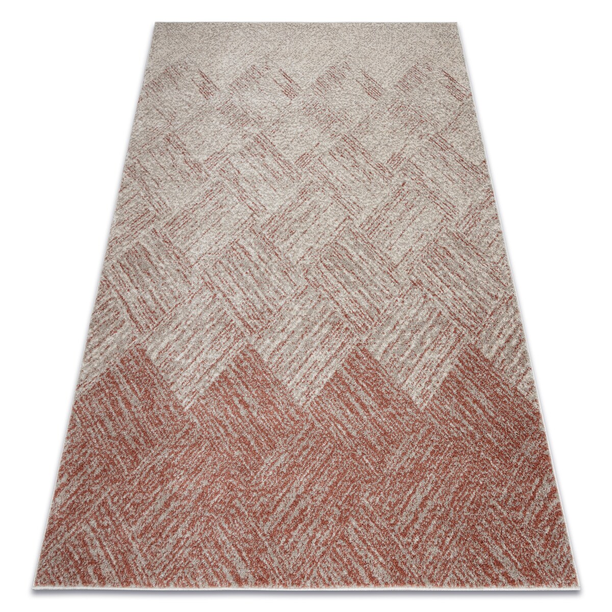 Dywan FUSION 9775 krem / terakota - 180x270 cm