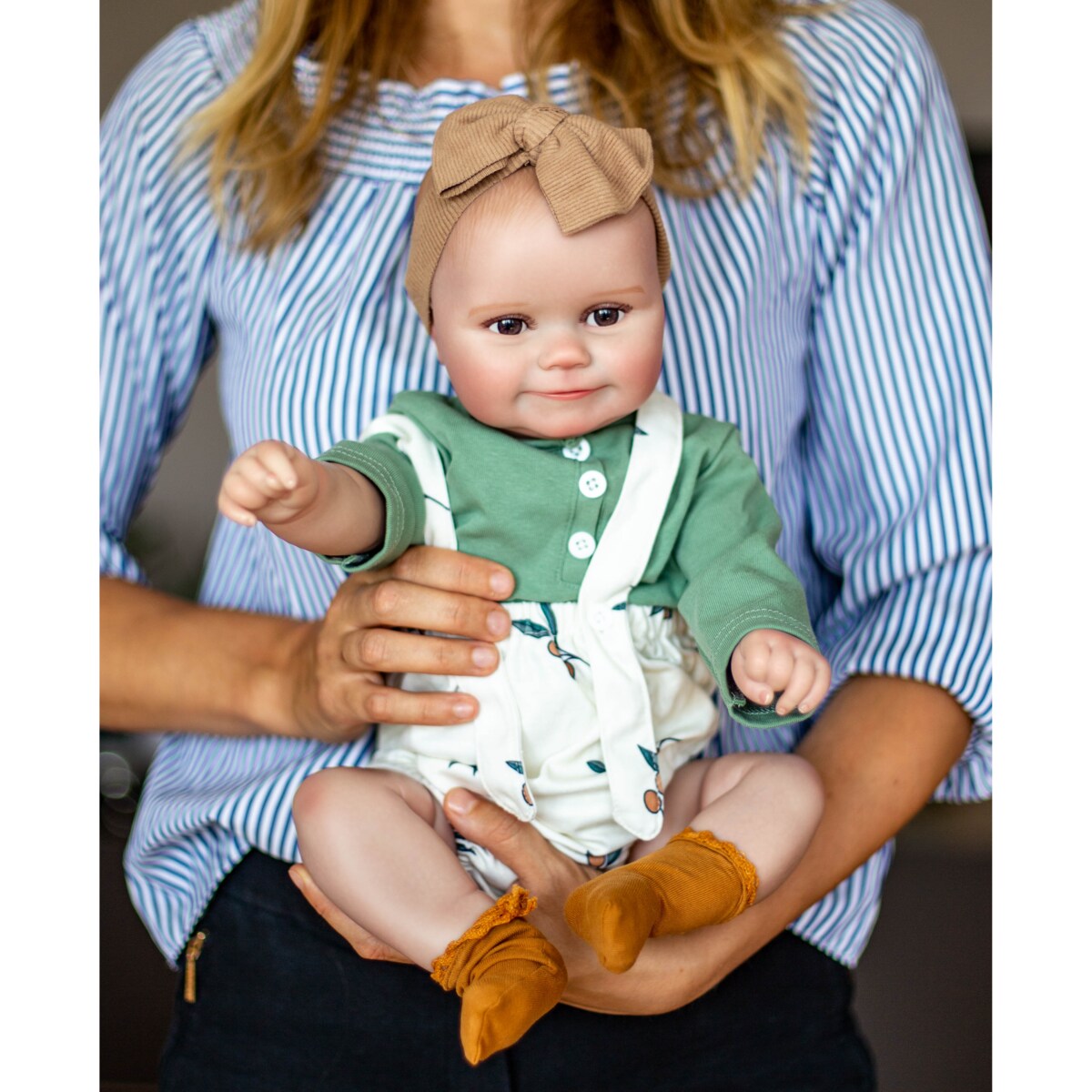 Lalka Reborn Baby Doll JAK ŻYWE Dziecko bobas odrodzona lalka Winylowa