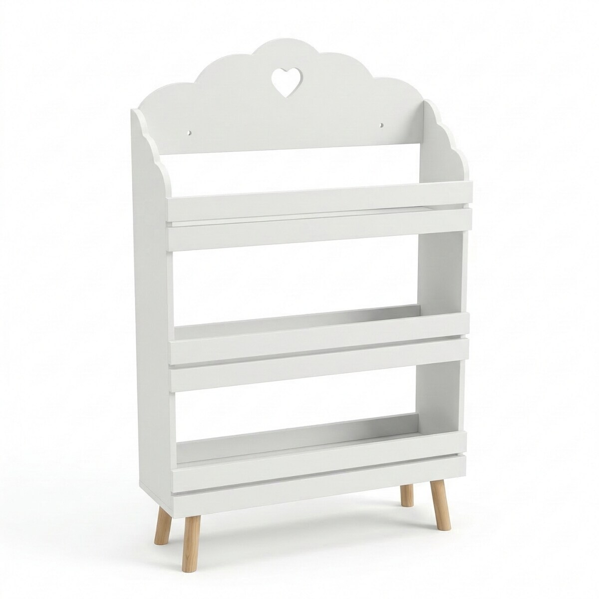 Regał do pokoju dziecięcego z motywem chmurki NUVU, 60 x 100 x 18 cm