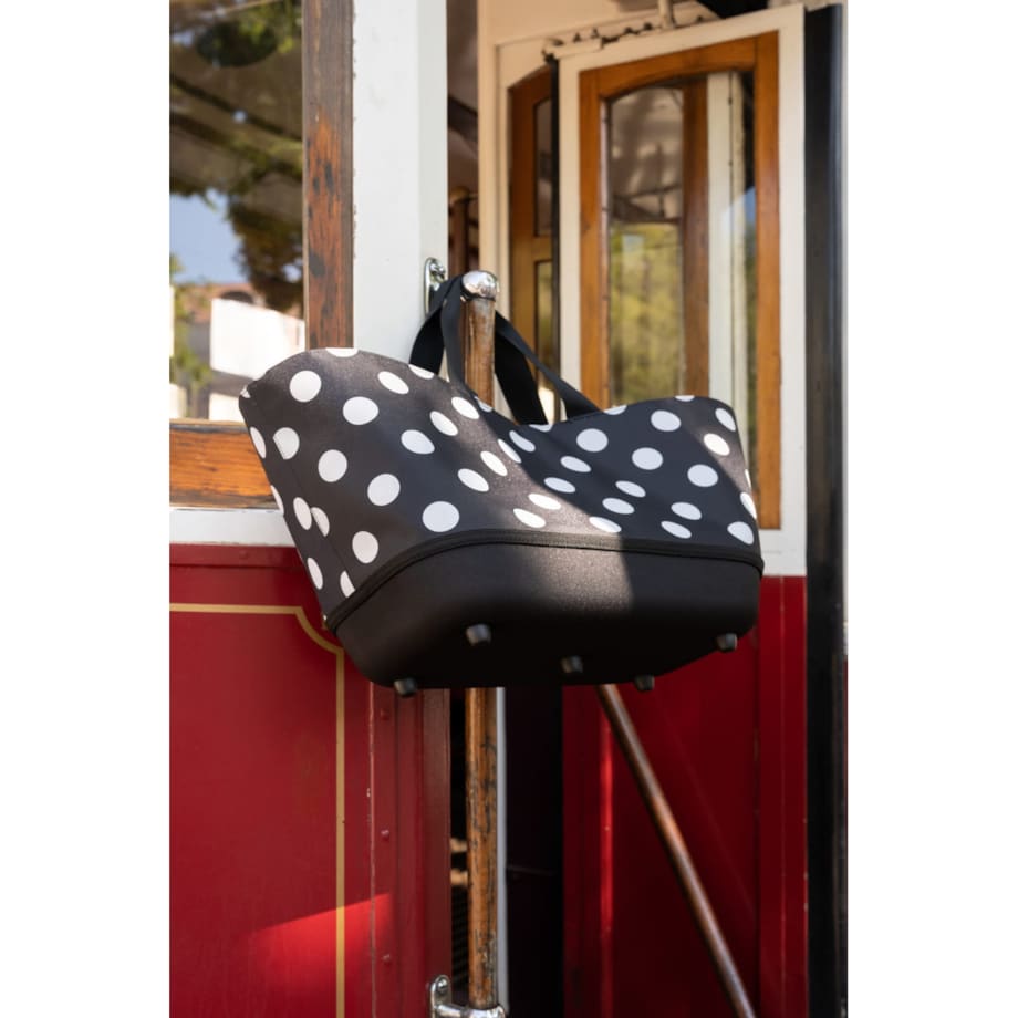 Torba SHOPPINGBASKET, dots white