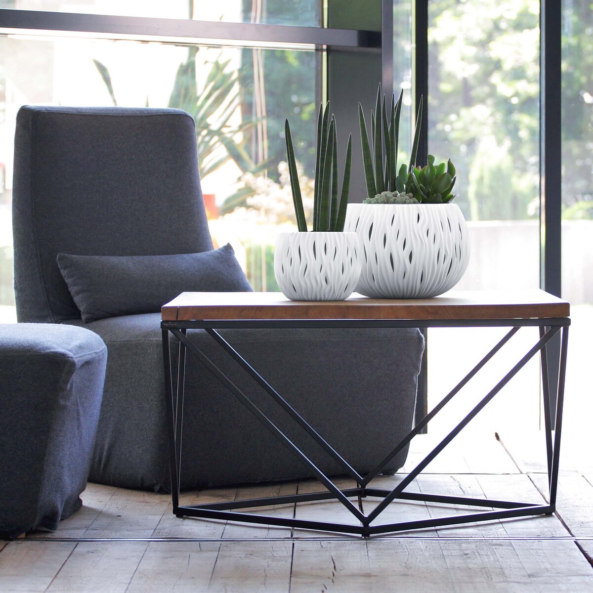 Doniczka Donica Do Kwiatów Dekoracyjna Na Stół 29 cm