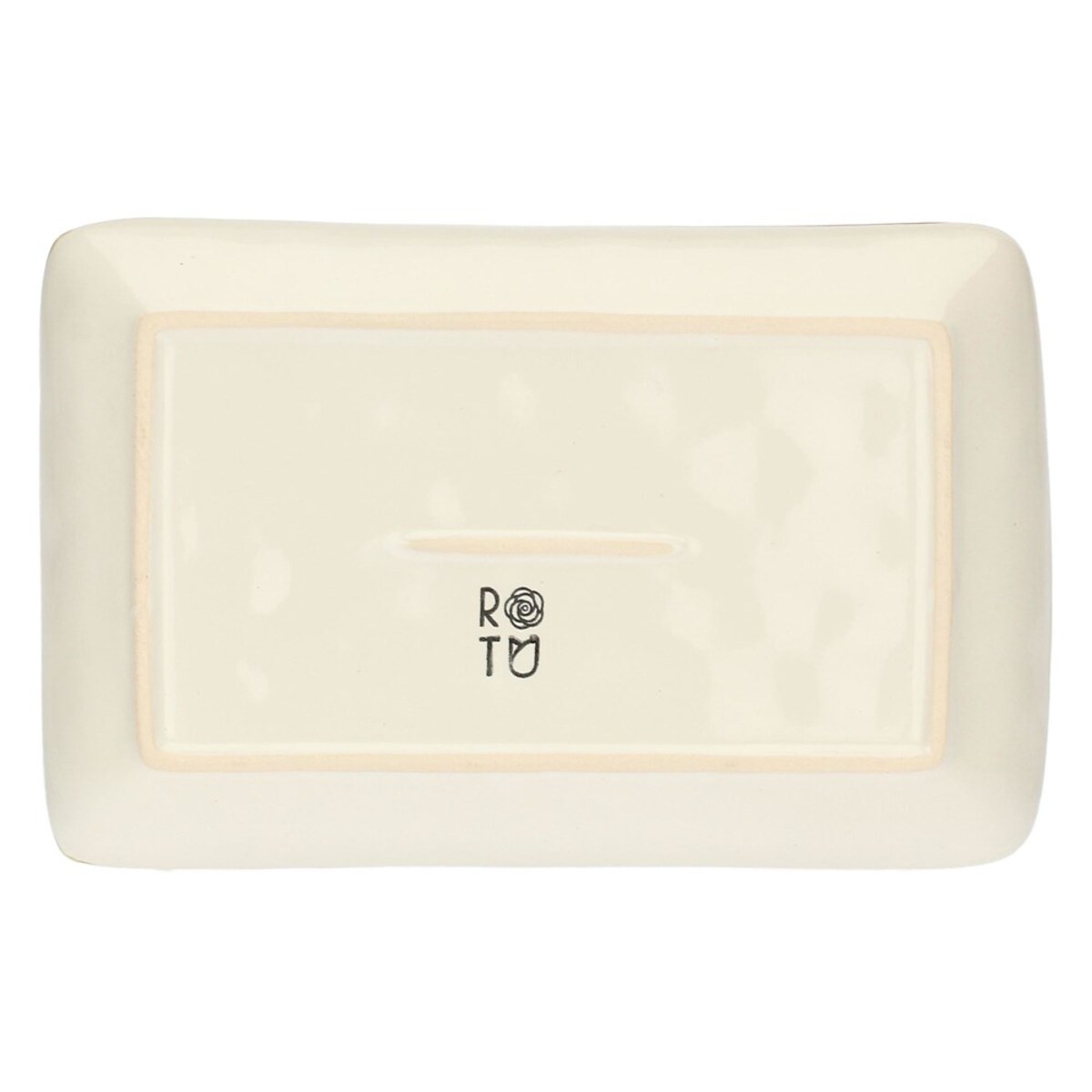 Zestaw 4 tac prostokątnych Concerto Avorio - Kość słoniowa, 20 x 13 cm
