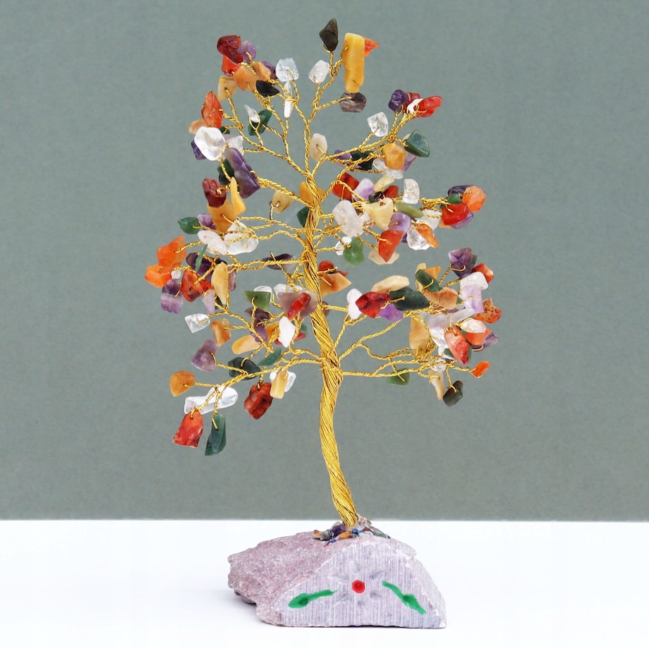 DUŻE Drzewko SZCZĘŚCIA z Kamieniami 160 W PUDEŁKU na prezent urodziny mamy