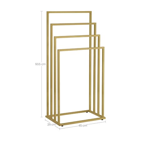 Stojak Na Ręczniki 4 Szczeble 45X29X93,5 Cm