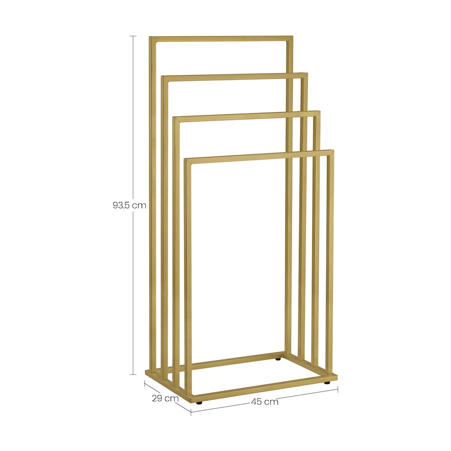 Stojak Na Ręczniki 4 Szczeble 45X29X93,5 Cm