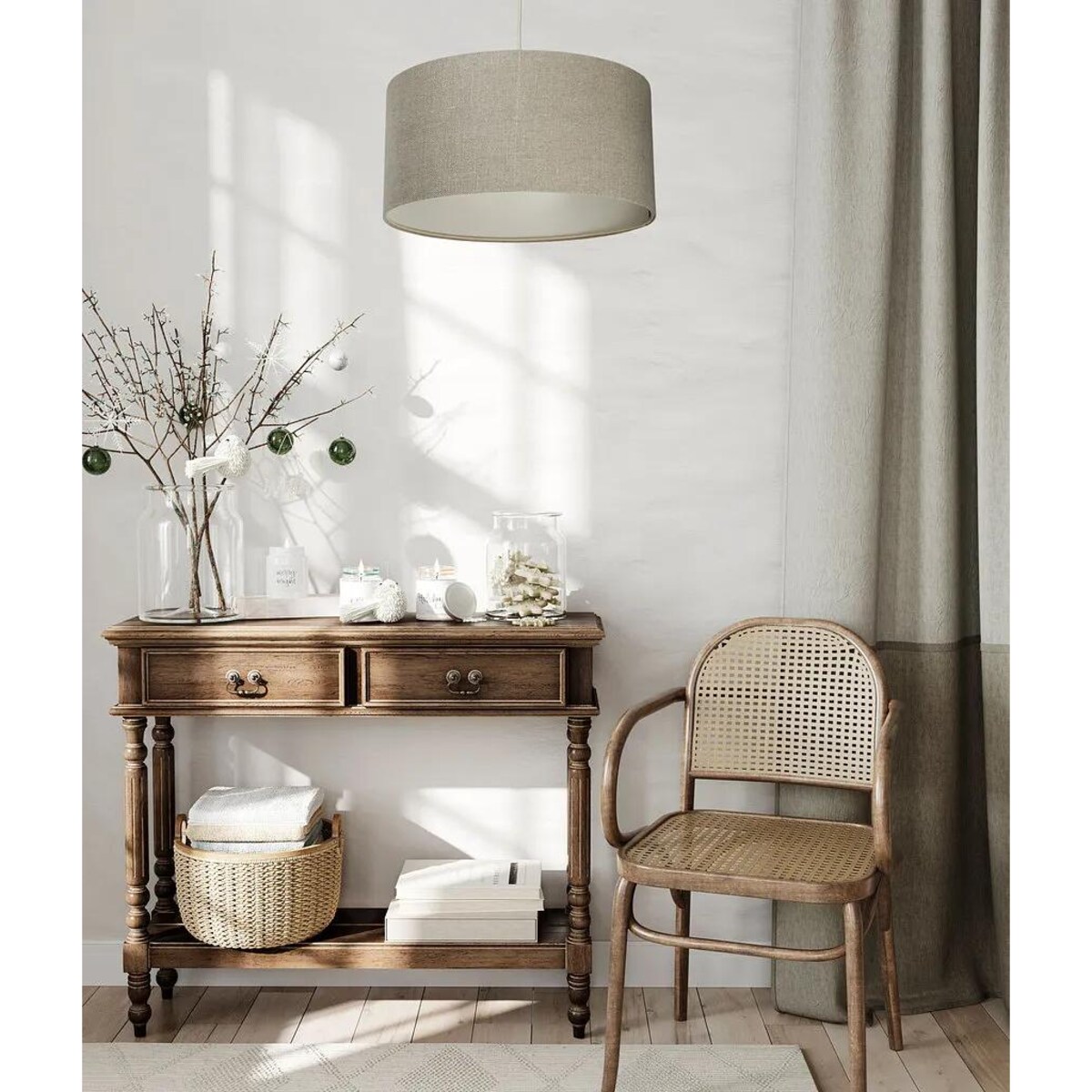 Lampa wisząca LEN LIGHT 210-70 ciemno beżowa