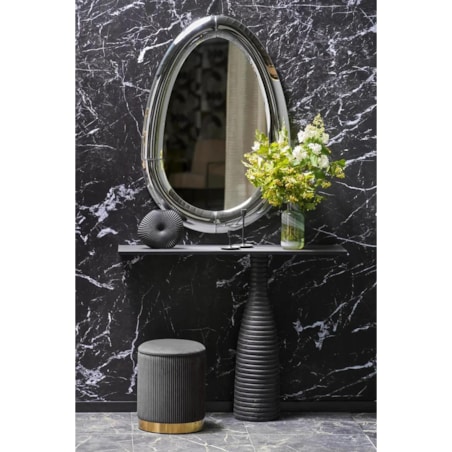 Lustro dekoracyjne IVORY 120x80cm srebrne