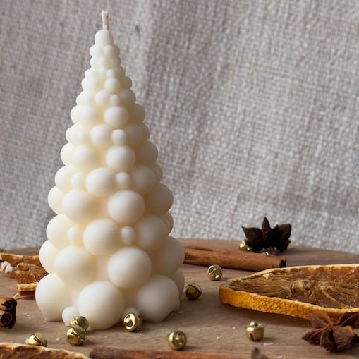ŚWIECA BUBBLY CHRISTMAS TREE