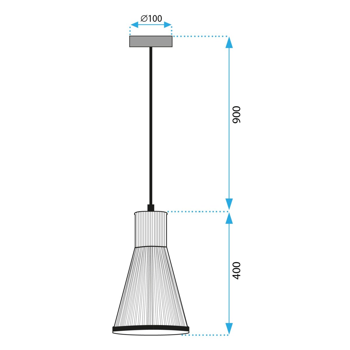 Lampa Wisząca Boho APP1271-1CP