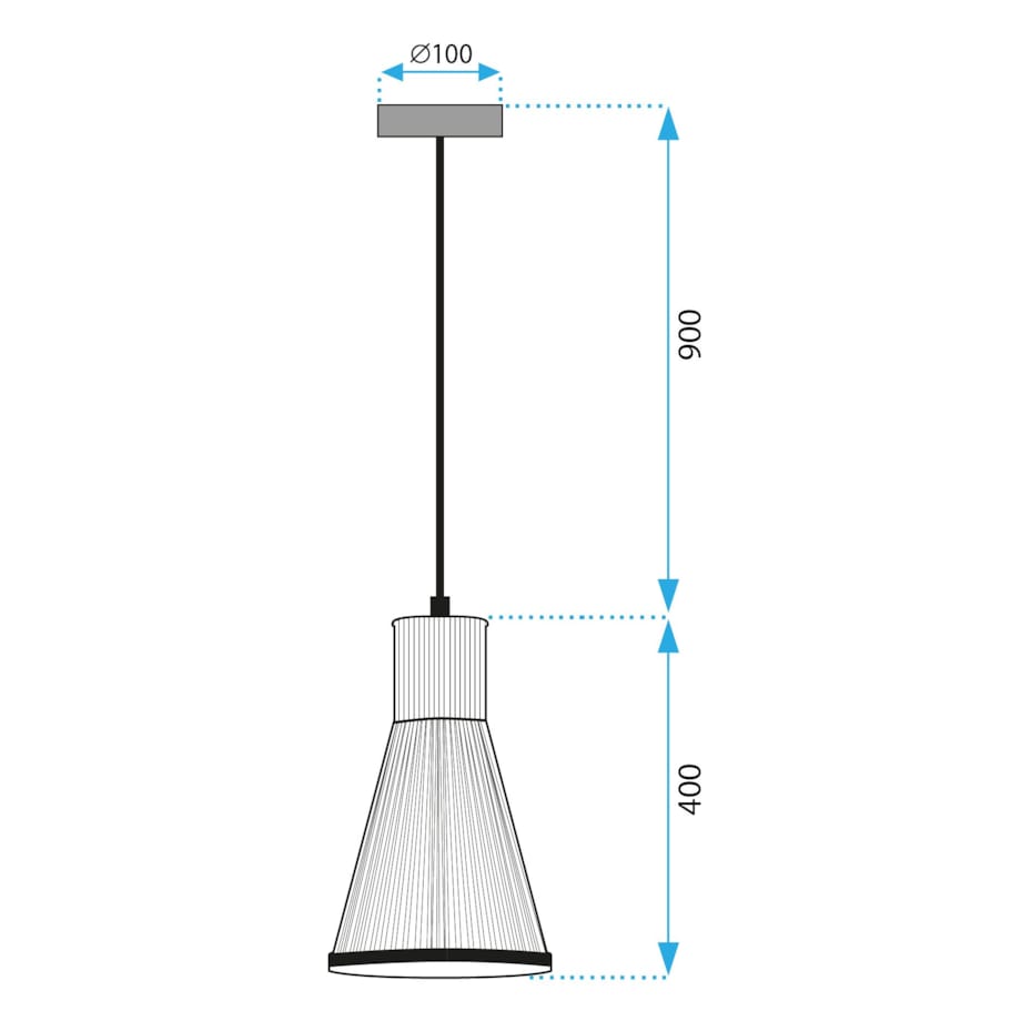 Lampa Wisząca Boho APP1271-1CP