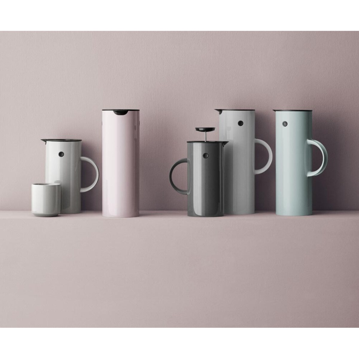Dzbanek termiczny jasnoszary EM77, 1000 ml, Stelton
