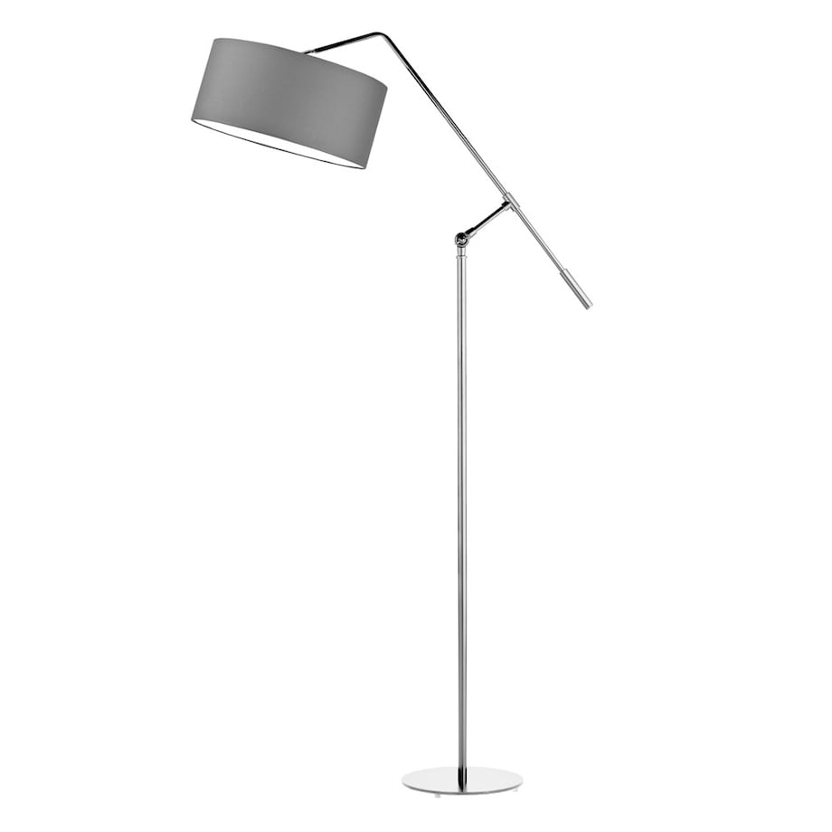 Lampa stojąca podłogowa przegubowa regulowana z abażurem walec AVADO