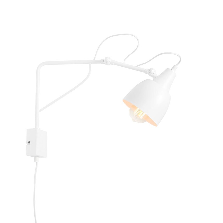 Lampa ścienna Soho 1002C_M Aldex biały kinkiet na wysięgniku regulowany