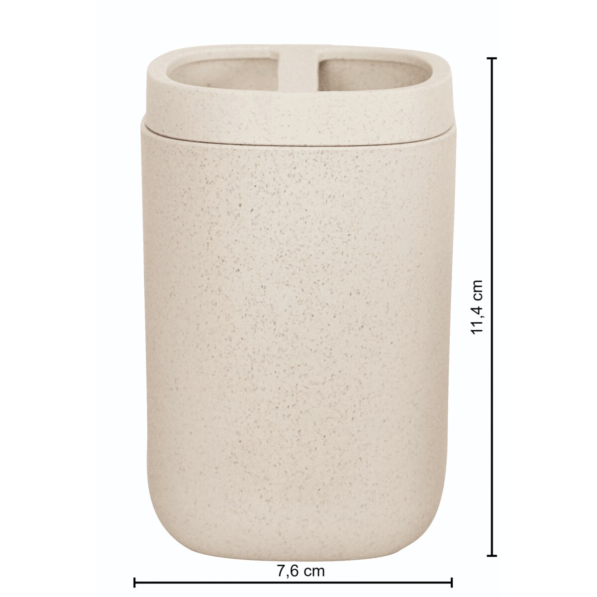 Kleine Wolke Belgrano Kubek na szczoteczki naturalny beż