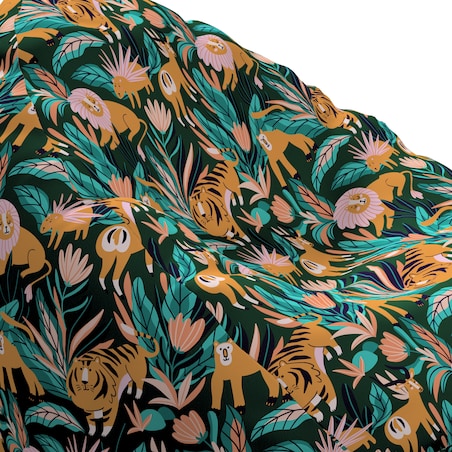 Worek do siedzenia Bowli, zielony, Ø80 x 115 cm, Magic Collection